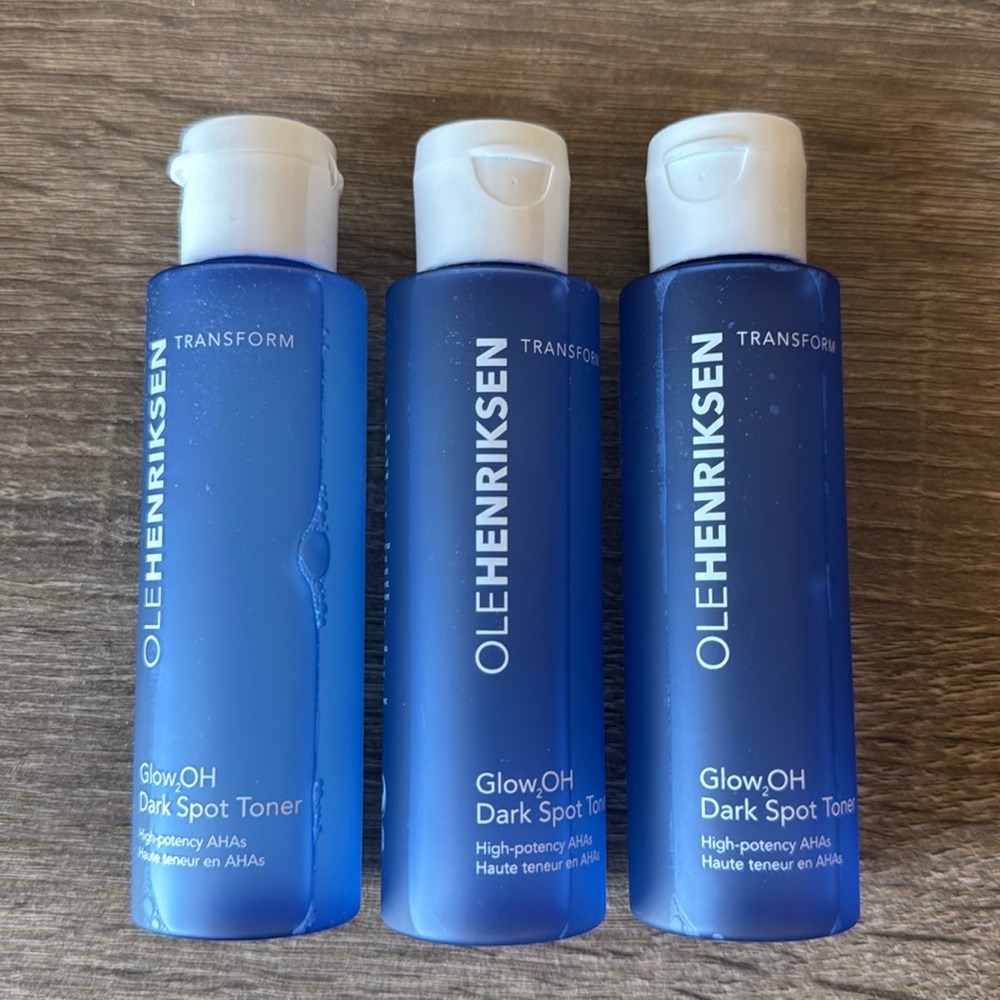 Ole Henriksen Transform Glow 2 OH Dark Spot AHA Toner - Travel Size - Set of 3